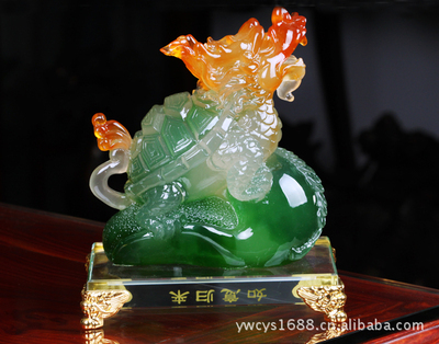 招財納福，如意歸來——熱銷仿玉樹脂工藝品龍龜貔貅鑒賞